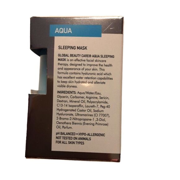 GLOBAL BEAUTY CARE Overnight Gel Sleep Mask Hyaluronic Acid 1.7 Oz - Picture 2 of 8